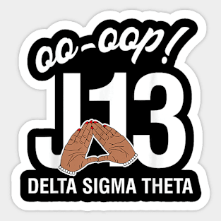 January Delta Theta Sorority, 13 Founders Sigma Sticker